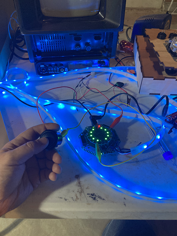 Testing LED buttons